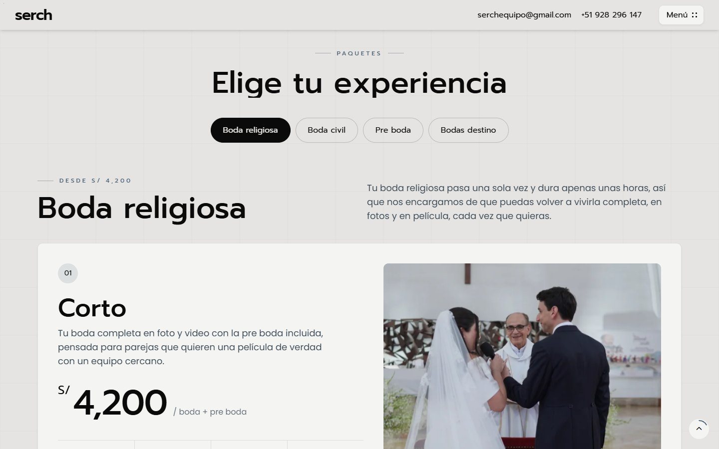 02 · Elige tu experiencia